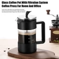 thumbnail image 3 of OIUR 1000ml French Press Coffee Maker 34oz Heat-Resistant Borosilicate Glass No-Drip Spout Advanced Filtration System Coffee Press Kettle, 3 of 7