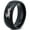 Black Dome Polish Tungsten, variant on Tungsten Bunny Rabbit Running Hare Band Ring 8mm Men Women Comfort Fit Black Dome Polished