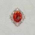 thumbnail image 4 of 10x Flat Back Crystal Rhinestones Button Embellishment Cabochon Bead Red, 4 of 8