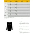thumbnail image 2 of STARVNC Women Round Neck Long Sleeve Side Split T-Shirt, 2 of 2