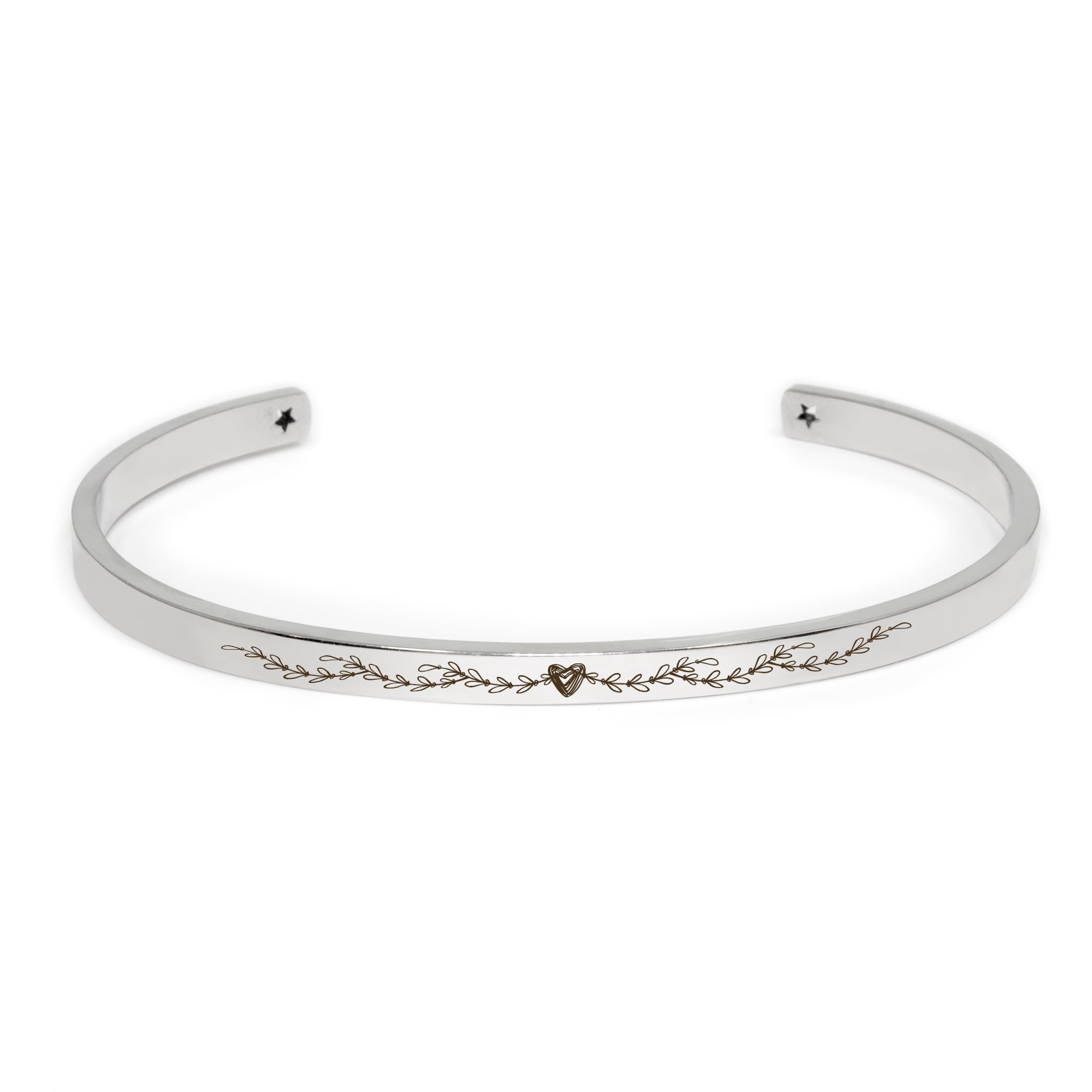 "Best Child Ever" Adjustable Silver Stainless Steel Cuff Bangle Mother's Day Gift Set