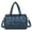 Blue, variant on Vikakiooze Women's Tote Bag Large Shoulder Bag,Tote Padded Winter Handbag Space Tote Bag Feather Shoulder Bag Shopping