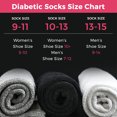 thumbnail image 3 of Debra Weitzner Diabetic Ankle Socks Mens Womens Non-binding Socks Loose Fit 12 Pairs Grey, 3 of 6