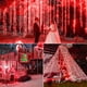 thumbnail image 5 of Cadena de luces Vivideal, 200 LED, color rojo, 20 m, 8 modos, resistente al agua, 5 of 6