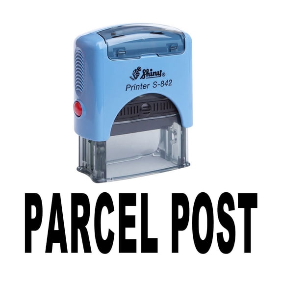 PARCEL POST Self Inking Rubber Stamp Custom Shiny Office Stationary Stamp