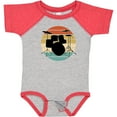 thumbnail image 3 of Inktastic Drum Set Retro Drummer Sunset Boys or Girls Baby Bodysuit, 3 of 5