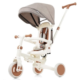 Little Tikes 4-in-1 Perfect Fit Trike, Blue - Convertible Stroller