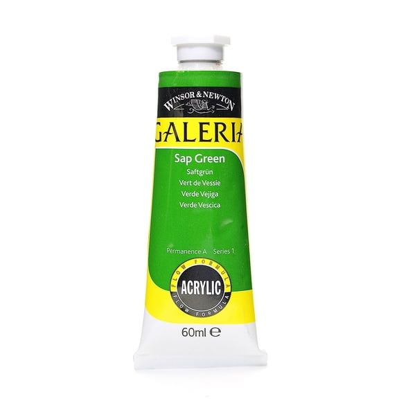 Galeria Flow Formula Acrylic Colours sap green, 60 ml, 599 (pack of 4)
