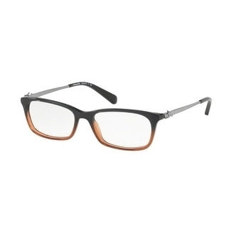 eyeglasses coach hc 6110 5475 black amber glitter gradient