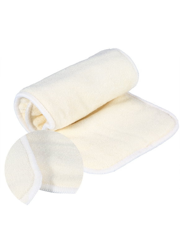 OTVIAP 1PC 5Layers Diaper Liner Bamboo Fiber Reusable Cloth Diaper Pad Adult Incontinent Nappy Liner Insert Pad