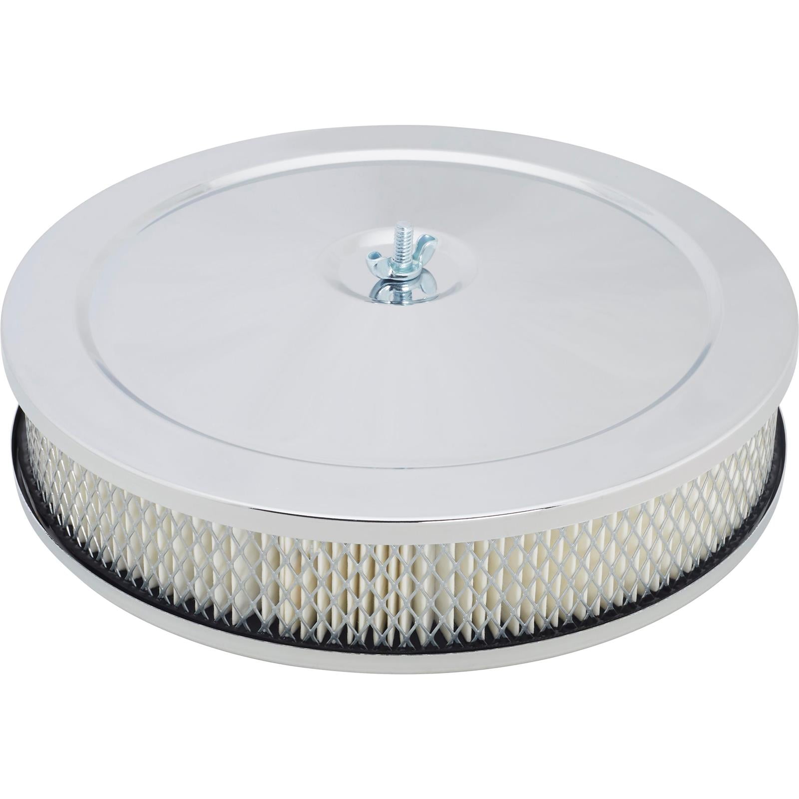 Chrome Air Cleaner, 4 Barrel Carb., 10 Inch