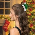thumbnail image 7 of Christmas Hat Shaped Jaw Clip Festive Cartoon Hair Clamps for Thin and Thick Hair Seasonal Non Barrettes Women Girls, 7 of 7