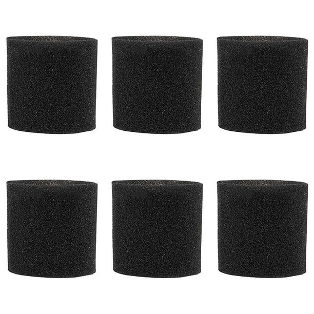 6 Paquete 90585 de Espuma VF2001 Filtro de Espuma para Aspiradora en Seco y HúMedo y Genie Shop