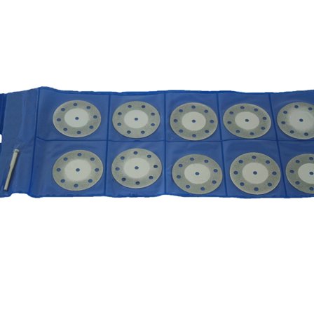 TMAX 10 pc 1.5 Inch 40mm Breath Hole Diamond Coated Cutoff Discs Cut Off Saw Wheel with Mandrel of 1/8 Inch Shank for Dremel and Other Rotary Tools