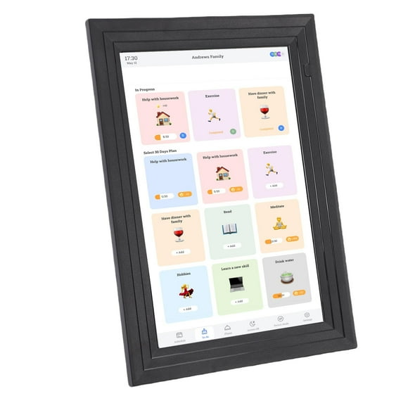 Calendar Smart Digital Calendar 10.1 Inch WiFi Touch Screen Interactive Smart Family Planner Digital Picture Frame with APP for Home