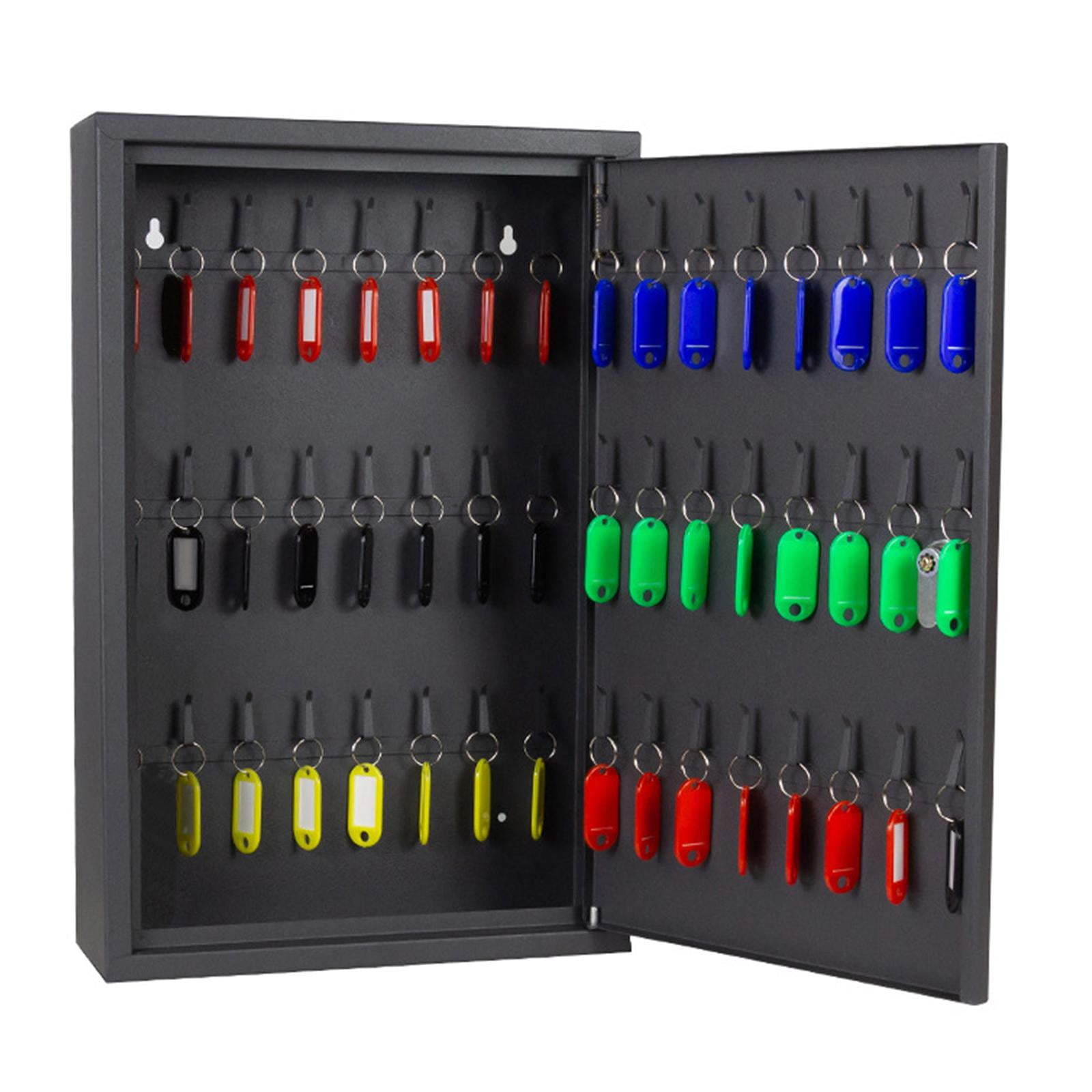 figatia 48 Key Lock Box Key Cabinet Safe Key Storage Box Key Organizer for Car Dealerships Hotels Rental Managements Hotel Executives