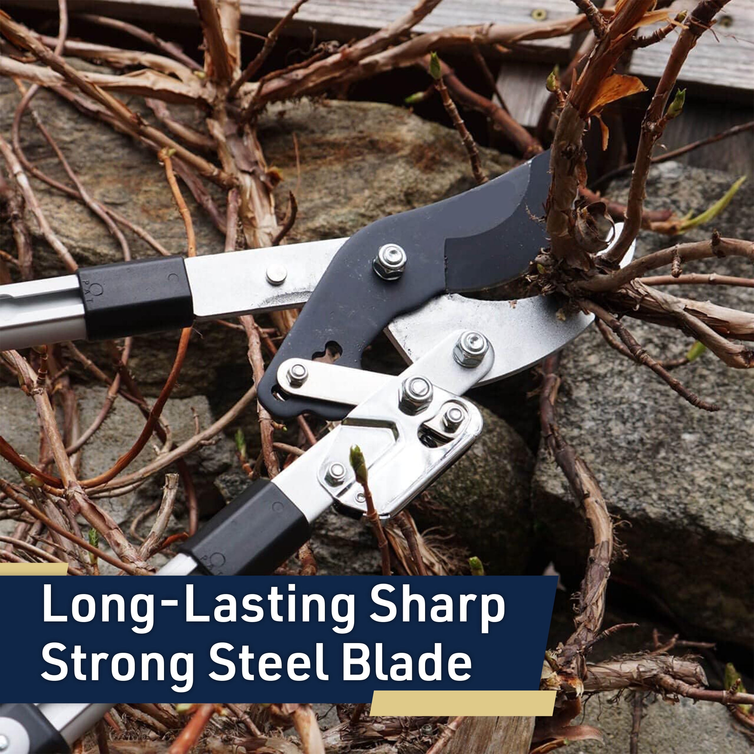 Kings County Tools Tree Trimmer Loppers - Double Ratcheting Bypass Lopper