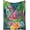 Flamingo2-1, variant on Custom Flamingo Blankets Gifts with Name - 60 x 80 Inches Cute Throw Blanket for Men & Women - Green Fluffy Comfort Furry Blankets for Bed