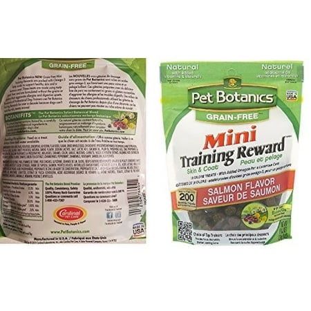 botanics flavor rewards salmon treats oz pet dogs training each pack bag