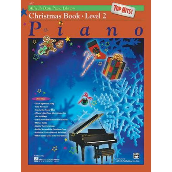 Pre-Owned Alfred's Basic Piano Library Top Hits! Christmas, Bk 2 (Paperback) 0739004018 9780739004012