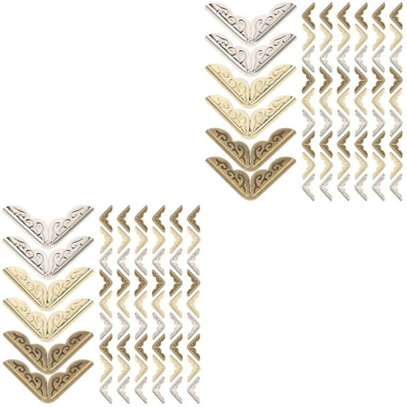 2 Pieces Books Decor Supply Photo Album Corner Protectors Guard