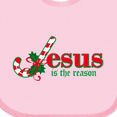 thumbnail image 4 of Inktastic Candy Cane Jesus Boys or Girls Baby Bib, 4 of 4