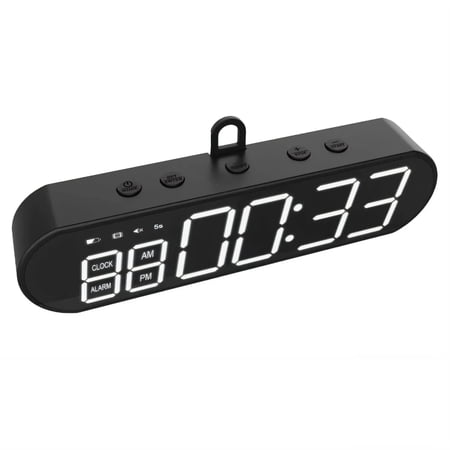 Large Gym Timer Clock Gym Stop Watch Count Down/Up, Workout Timer Interval Clock with Remote, LED photo Large Gym Timer Clock Gym Stop Watch Count Down/Up, Workout Timer Interval Clock with Remote, LED