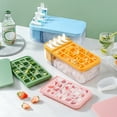 thumbnail image 4 of Ludlz 1 Set Ice Cube Mold 2 in 1 Double Layer Silicone 24 Grids Ice Cream Making Box Mold with Shovel Home Supply, 4 of 8