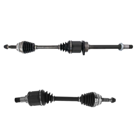 TRQ New Complete CV Axle Shaft Assembly Front Pair Set for Toyota Rav4 Scion tC CSA82567