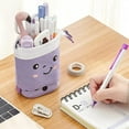 thumbnail image 3 of 1 PCS Cute Pencil Case Standing Pen Holder Cute Stuff Stand Up Pencil Case Cartoon Pencil Storage Box, 3 of 4