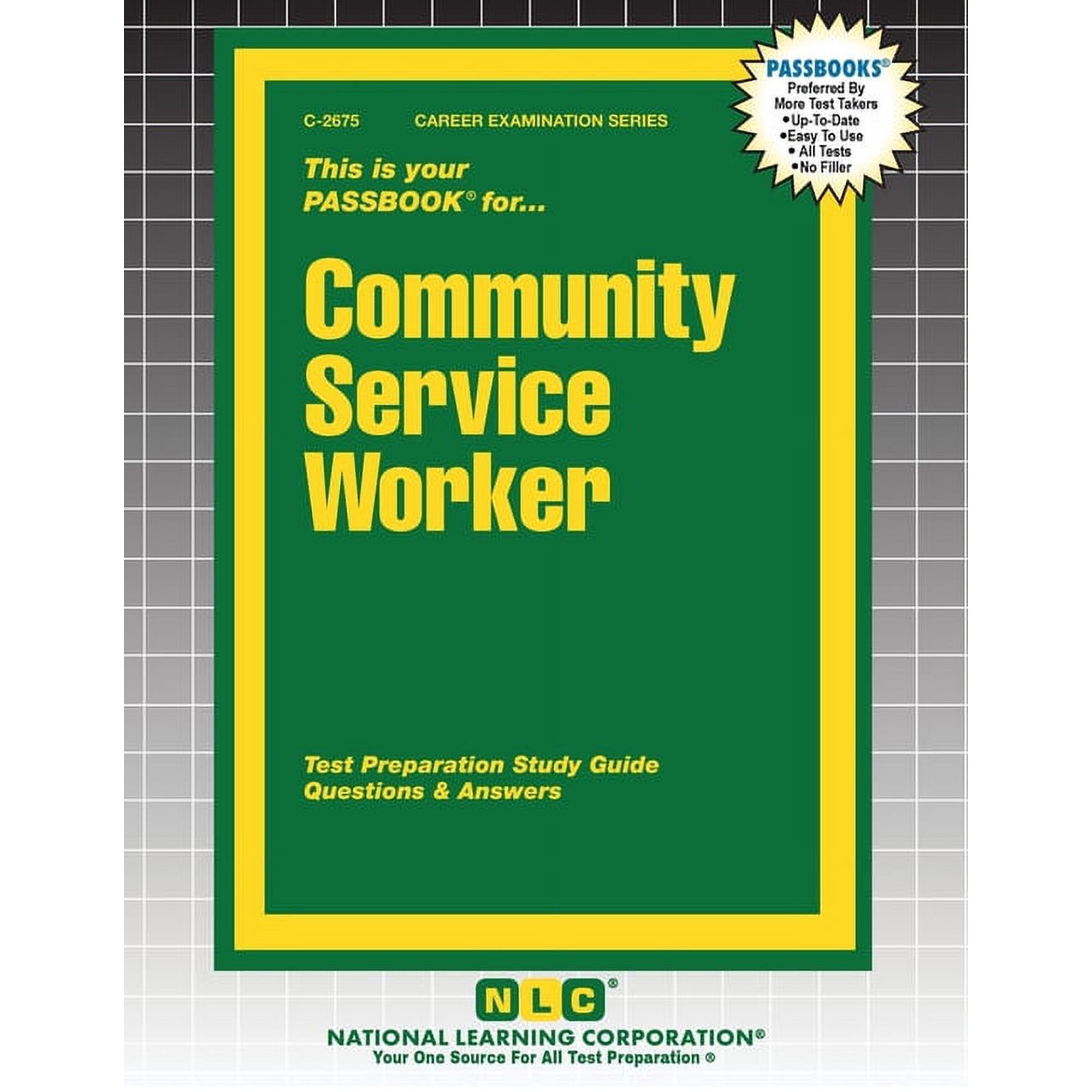 Career Examination Community Service Worker, Book 2675, (Paperback)