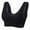 Black, variant on nerohusy Bras for Women Pack of 2,Push up Bras for Women Comfort Full Coverage Bra Soft Wireless Underwear Soft Everyday Bra Brassiere Plus Size,Black,M