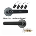 thumbnail image 1 of Door Lock, Smart Fingerprint Door Lock Handle for Home House Apartment With Key card Digital Door Lock Keypad Keyless Entry electronic lock ,Easy to Install, 1 of 6