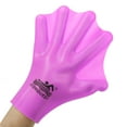 thumbnail image 5 of Silicone Swimming Gloves Webbed Swim Gloves Water Resistance Training Gloves Rose Red 1 Pair, 5 of 6