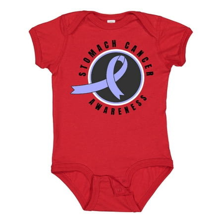 

Inktastic Stomach Cancer Awareness with Periwinkle Ribbon and Circle Gift Baby Boy or Baby Girl Bodysuit