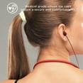 thumbnail image 4 of TCL SUNSET ORANGE WIRELESS IN-EAR BLUETOOTH HEADPHONES WITH MIC - SOCL300BTOR, 4 of 5