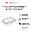 thumbnail image 4 of Jabonera Acero Inoxidable Pvc Blanco Namaro Design BA-423218, 4 of 4