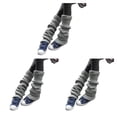 thumbnail image 1 of Jumpingount Paquete de 2 calcetines hasta el muslo calentadores de piernas para diario fiesta de Halloween gris claro Gris claro 3piezas, 1 of 6
