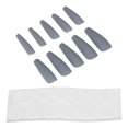 thumbnail image 3 of Long Glossy Coffin prosthetic Nails Manicure Tips, 3 of 7