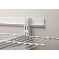 thumbnail image 2 of Rubbermaid FastTrack Rail, Hardware, 40", White, Heavy-Duty Steel, Durable, Ideal for Pantries, Linen Closets, Laundry Rooms, Utility Rooms, 2 of 3