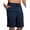 #6013:1 Pack, Navy Blue, variant on Cadmus Mens 2-in-1 Dry Fit Running Shorts with Liner, 9" Inseam Gym Basketball Shorts, Deep Pockets,#50, Black,XL