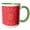 Green/White, variant on 3drose, Hypnotic Burst Pattern Background - Colorful Circular Vector Graphic, 15oz Mug