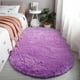 thumbnail image 3 of Injueey Manta ovalada, alfombrilla lavable para el suelo, alfombra decorativa resistente a los deslizamientos, adornos para la puerta del pasillo del Decoración del hogar Púrpura 1.6*0.6 metros Injueey HA071454-12, 3 of 5
