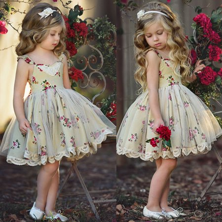 dress princess formal sundress toddler dresses ruffle gown lovely floral canada