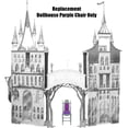 thumbnail image 5 of Replacement Parts for Ever After High 2 in 1 Castle/High School Playset - DLB40 ~ Replacement Purple Dollhouse Chair, 5 of 6