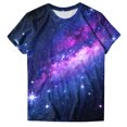 thumbnail image 6 of Yindaity T-Shirts for Men Women 3D Printed T-Shirts Short Sleeve Graphic Tees Shirt Women Tshirt(Dark Purple,XL), 6 of 6