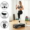 thumbnail image 6 of Aerobic Step Platform for Home Workout, Non-Slip, Shock-Absorbing Exercise Stepper, Durable & Lightweight Fitness Step for Cardio, HIIT, Strength Training & Step Aerobics, 6 of 8