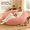 Pink, variant on Sanae 2-in-1 Teddy Fleece Convertible Bean Bag Chair Bed for Adults, Oversized Foam Foldable Sofa for Bedroom Living Room Guest Room Khaki