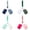 Blue 1PCS & Watermelon Red 1PCS & Dark Green 1PCS & Mint Green 1PCS, variant on Mini Zip Around Wristlet Wallet for Women, Double Pouch Wristlet Keychain Wallets, Small and Portable Mini Card Wallet Coin Purse Gifts for Women Travel Sport Outdoors
