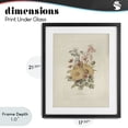 thumbnail image 4 of Stupell Industries Cottage Flower Bouquet Vintage Garden Black Framed Print Under Glass, 17 x 21, by Dan Meneely, 4 of 8